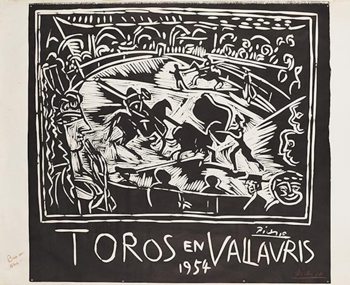 Toros en Vallauris by Pablo Picasso