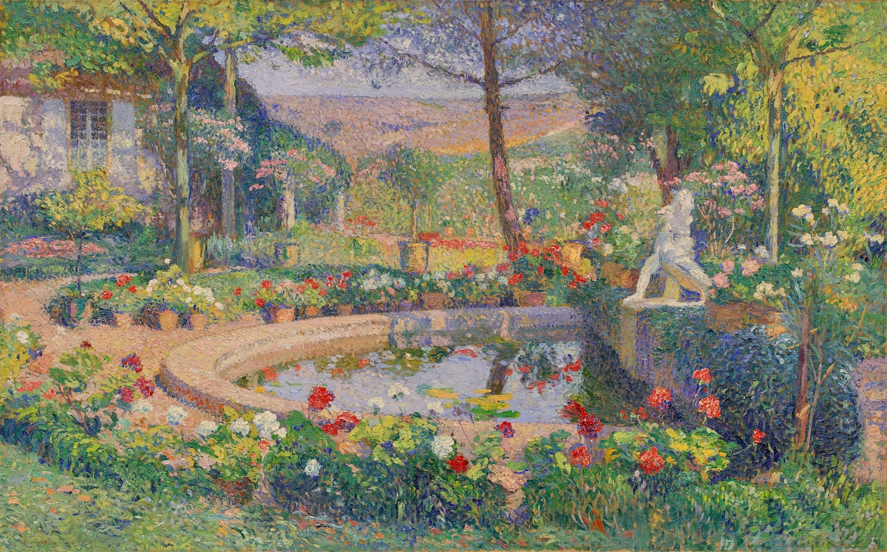 Le Bassin principal du parc de Marquayrol à Labastide-du-Vert by Henri Martin