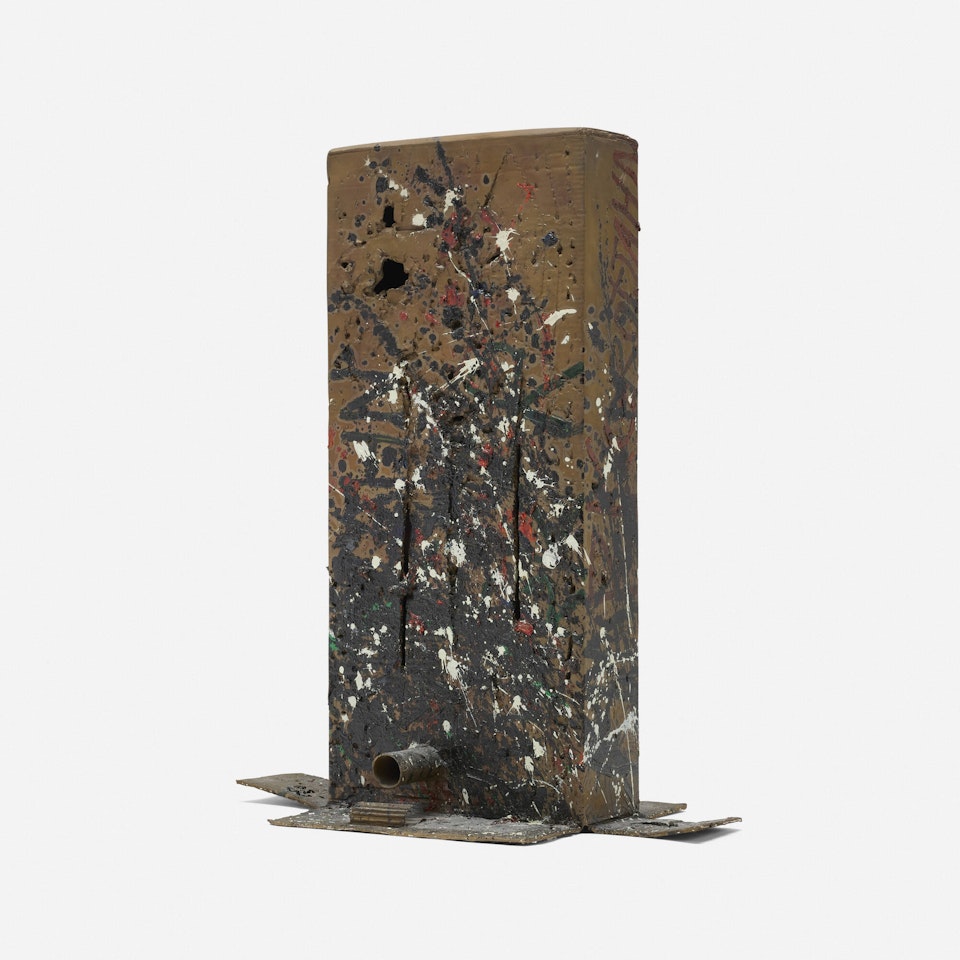 Untitled (Unusual Still Named and Splattered Mask M29.c) by Mark Grotjahn