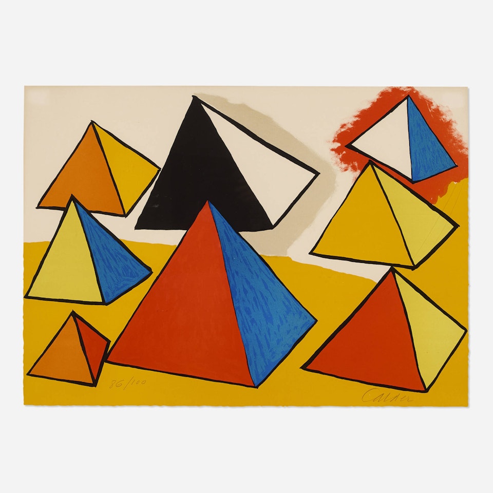 Untitled (from the La mémoire élémentaire portfolio) by Alexander Calder