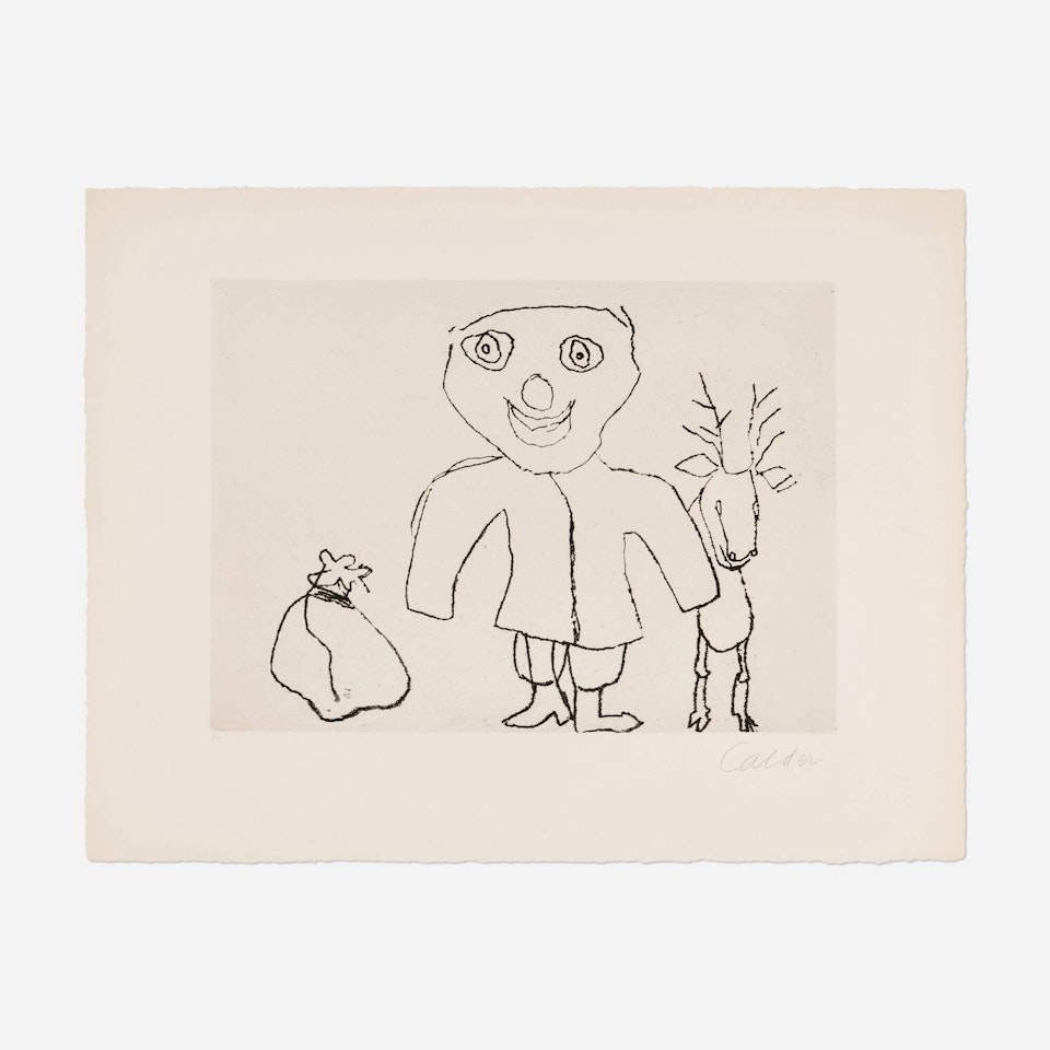 Untitled (Santa Claus X) by Alexander Calder