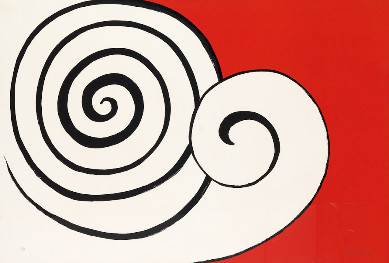 Two Spirals by Alexander Calder