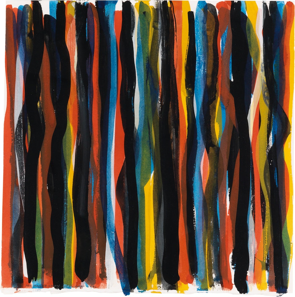 Untitled (Vertical Brushstrokes) by Sol LeWitt