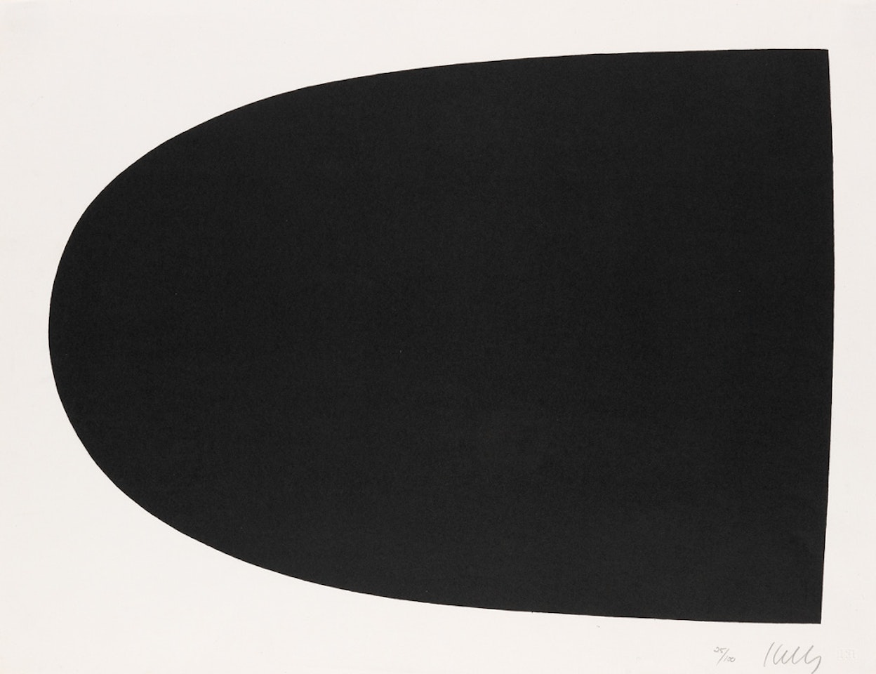Black Form by Ellsworth Kelly