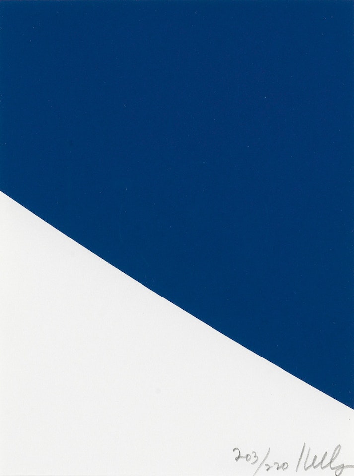 Blue Curve by Ellsworth Kelly