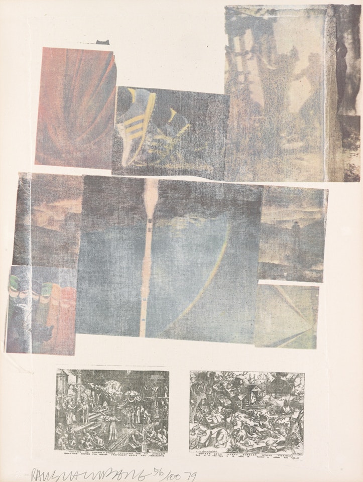 People Have Enough Trouble Without Being Intimidated by an Artichoke by Robert Rauschenberg