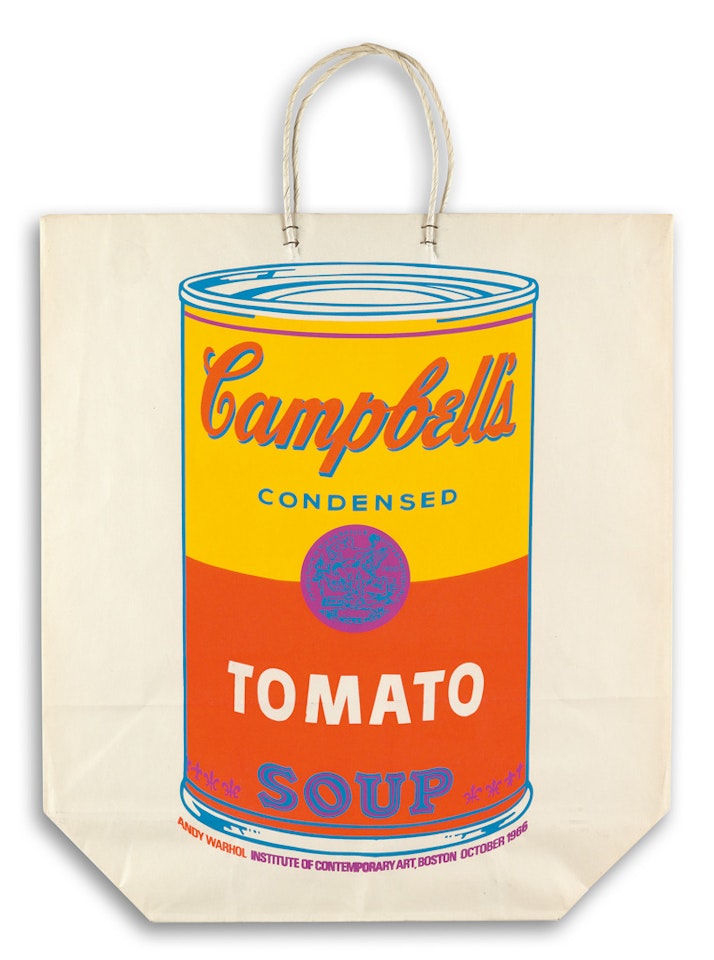 Campbell's Soup Can on a Shopping Bag by Andy Warhol