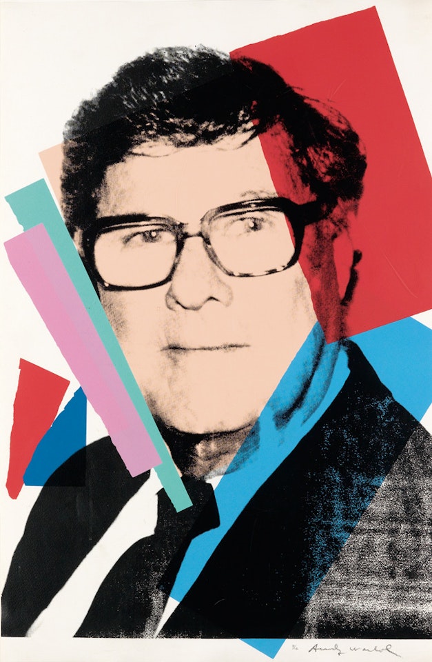 Frederick Weisman by Andy Warhol