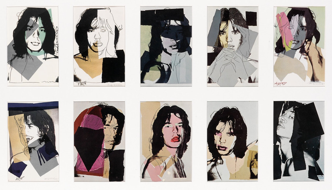 Mick Jagger by Andy Warhol