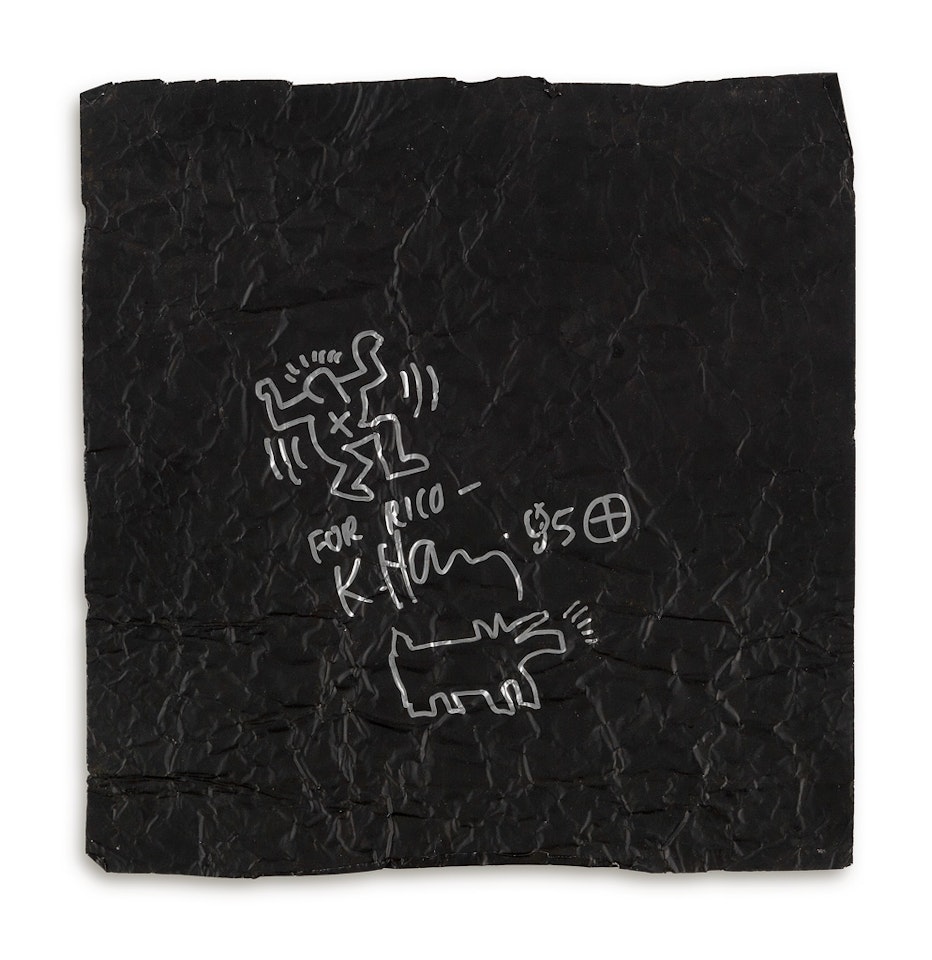 Dancing Figure and Barking Dog by Keith Haring