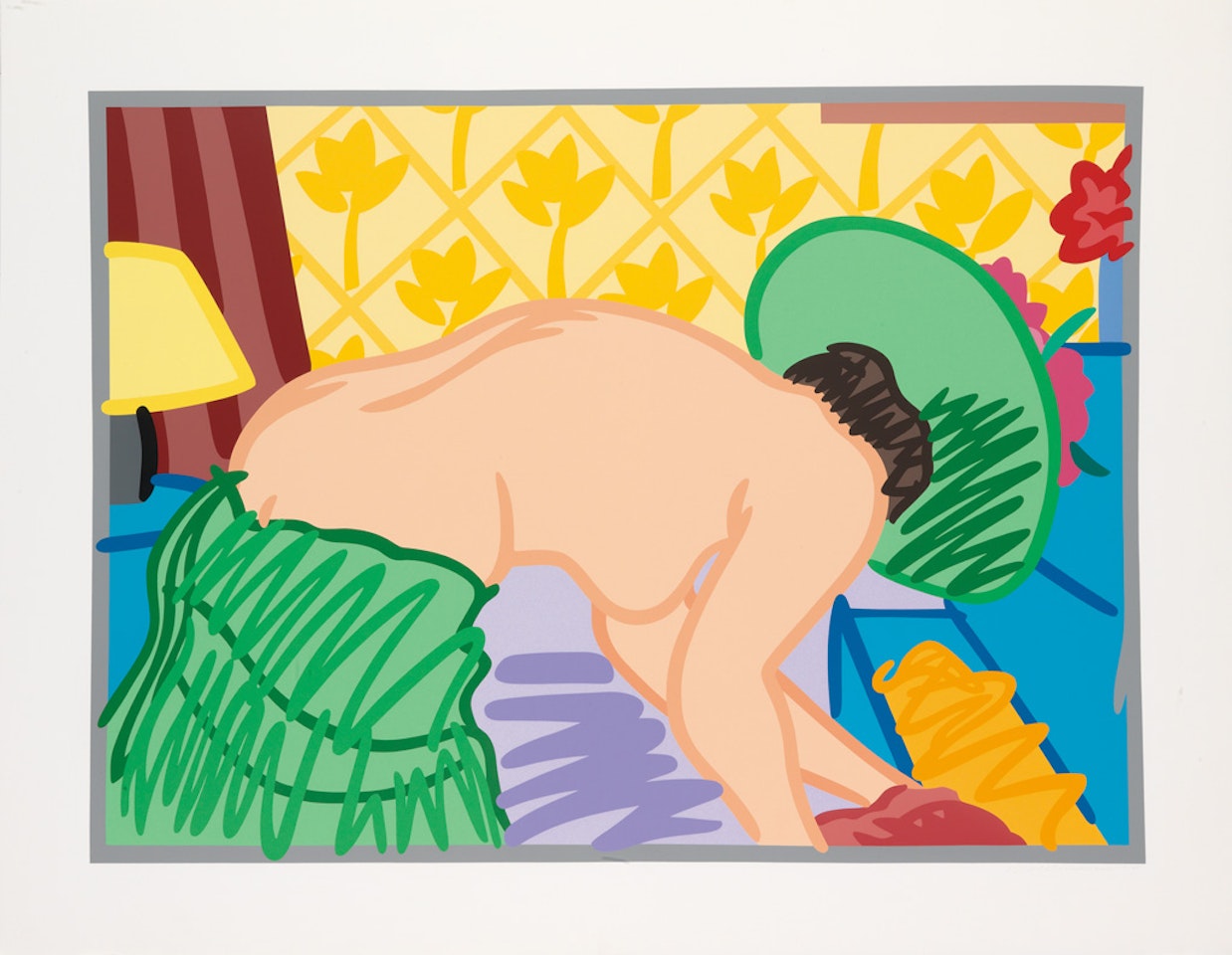 Judy Trying on Clothes by Tom Wesselmann