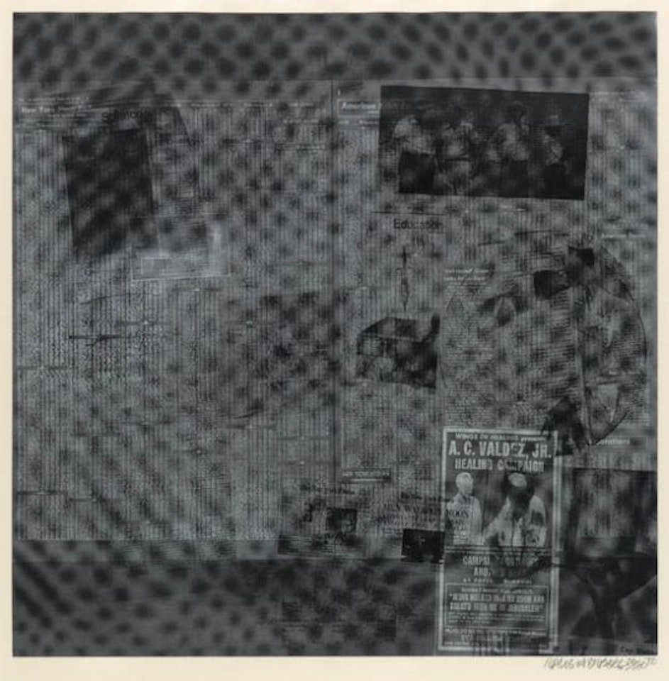 Surface Series from Currents by Robert Rauschenberg