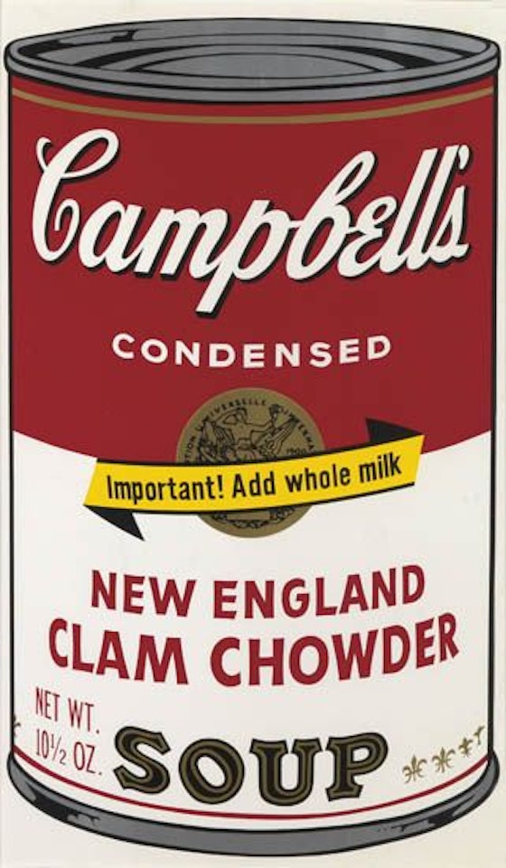 New England Clam Chowder by Andy Warhol