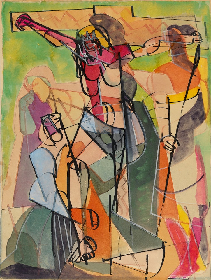 Untitled (Crucifixion) by Romare Bearden