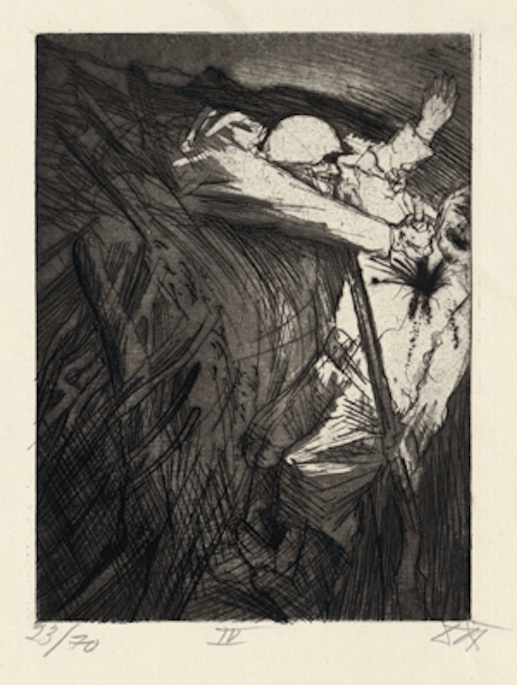 Surveillance patrol raid by Otto Dix