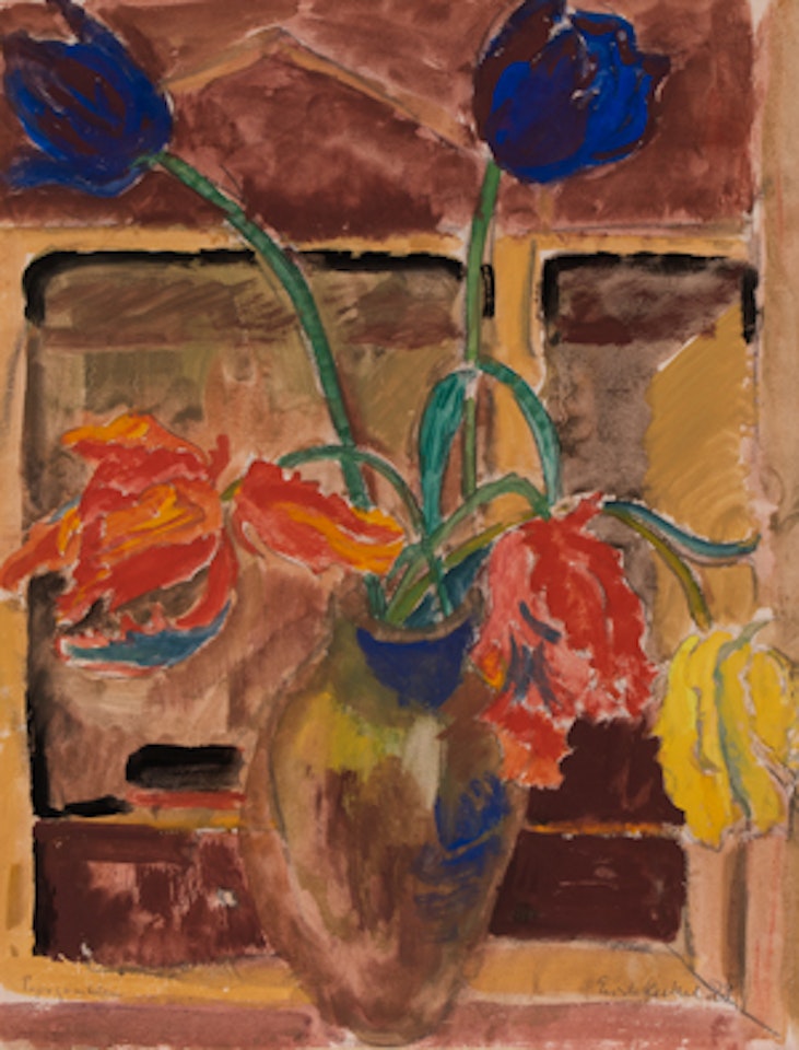 Papageientulpen by Erich Heckel