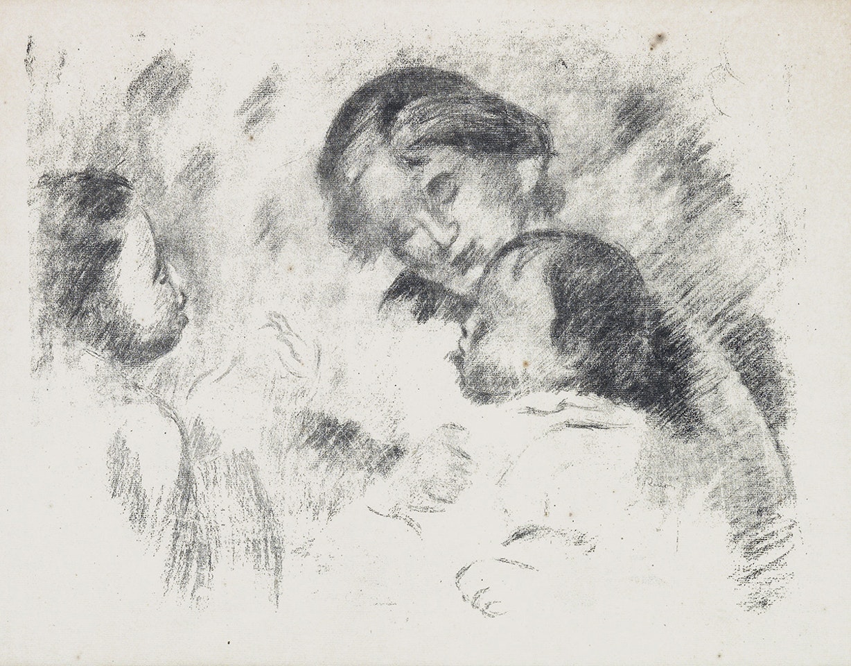 Une Mère et Deux Enfants by Pierre-Auguste Renoir