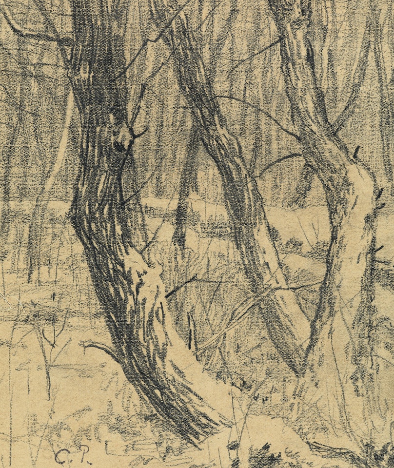 Paysage de Neige by Camille Pissarro