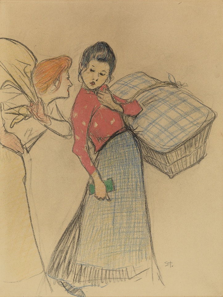 Les Blanchisseuses by Théophile Alexandre Steinlen