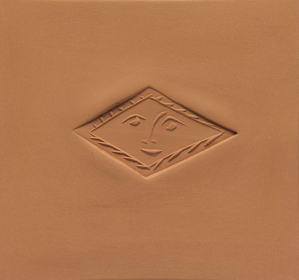 Lozenge with Face by Pablo Picasso