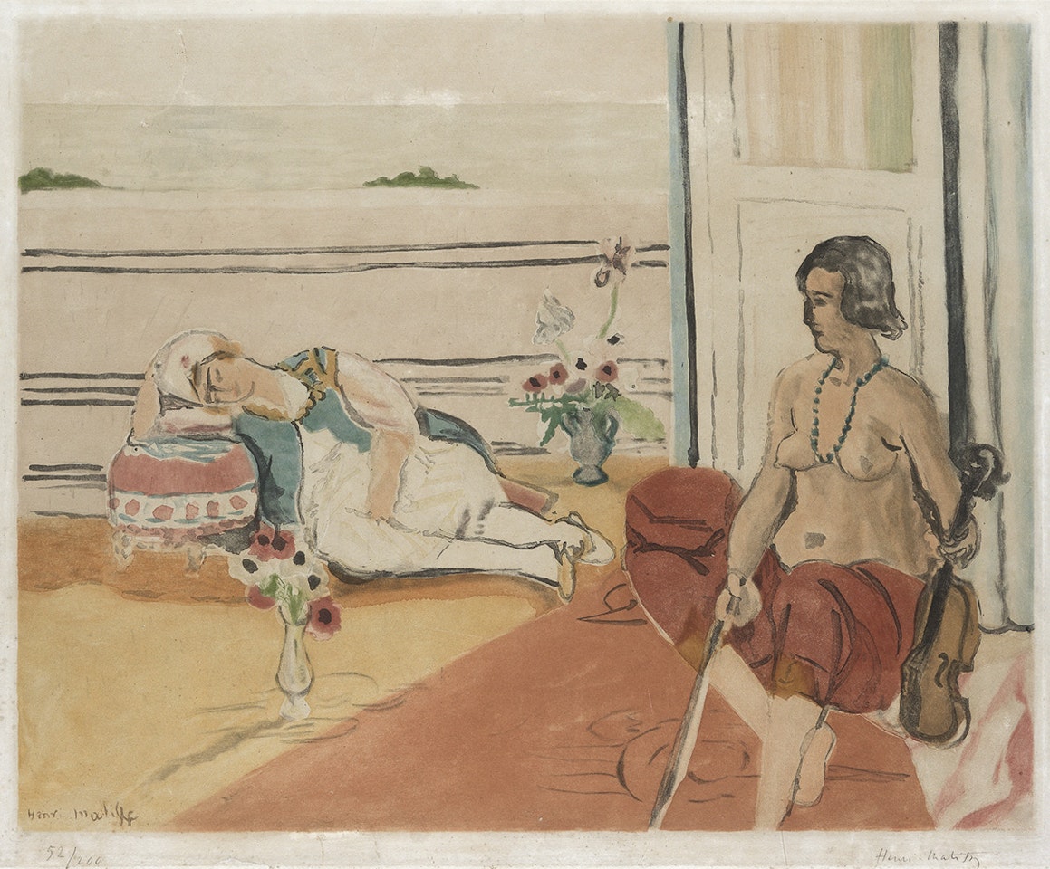 Odalisque sur la Terrasse by Henri Matisse