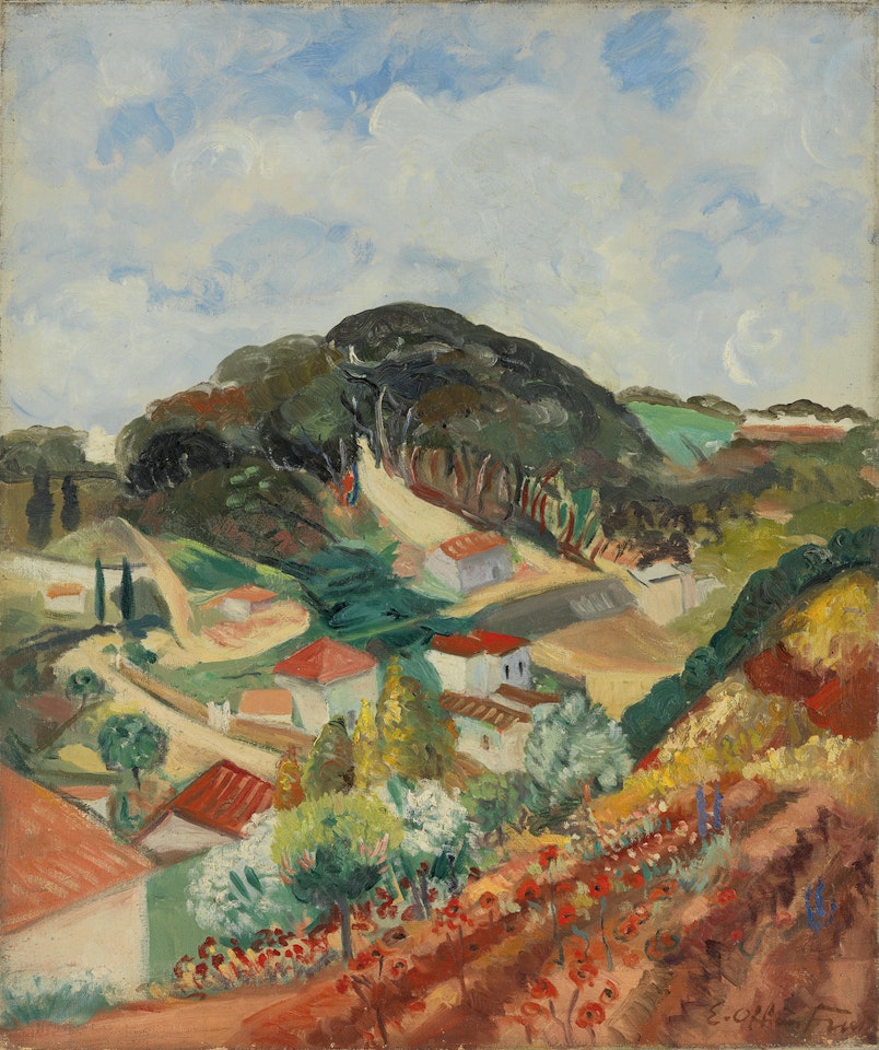 Paysage avec Coquelicots ACHILLE-ÉMILE OTHON FRIESZ by Othon Friesz