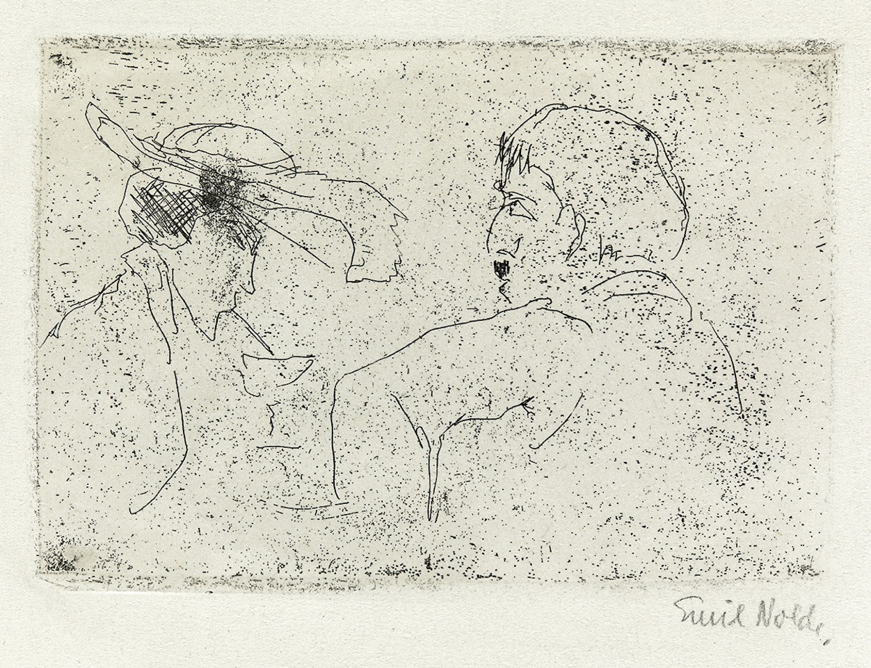 Beim Absinthe by Emil Nolde