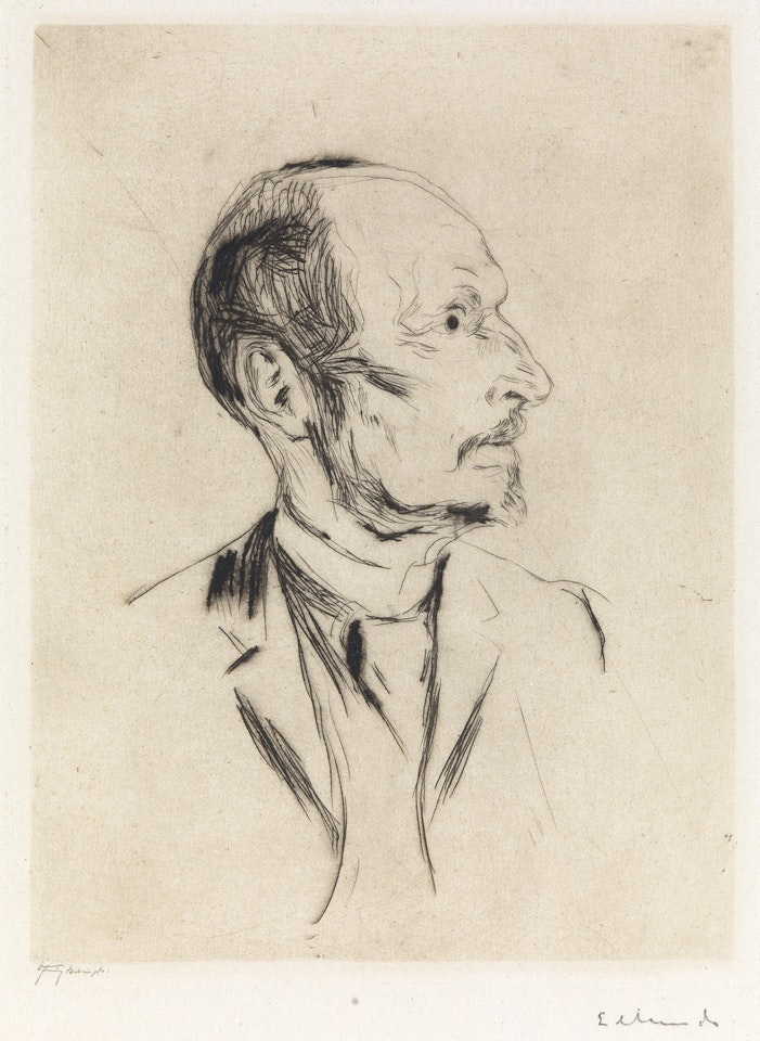 Albert Kollmann by Edvard Munch