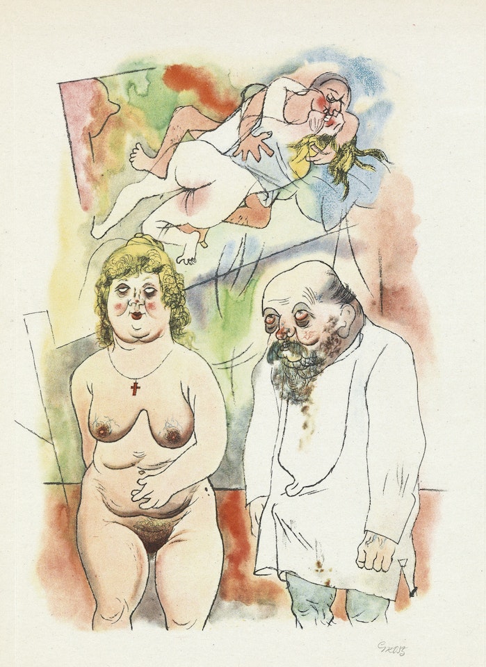 Pappi und Mammi by George Grosz