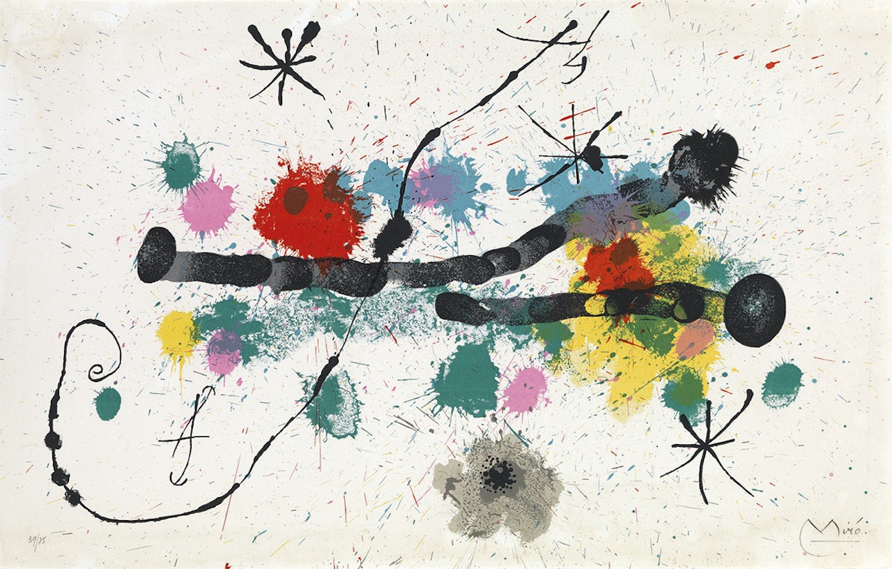 Je Travaille comme un Jardinier by Joan Miró