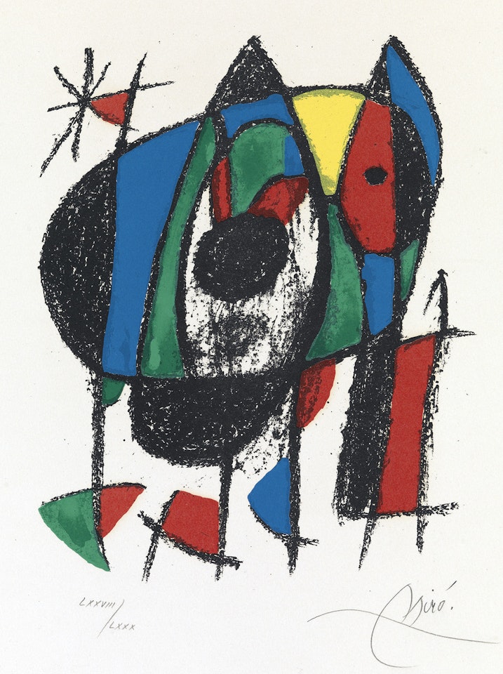 Lithographe II by Joan Miró
