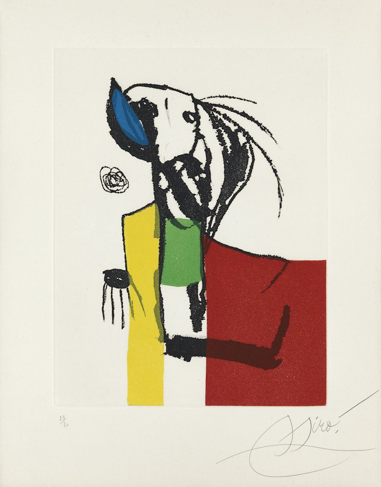 Chanteur des Rues by Joan Miró