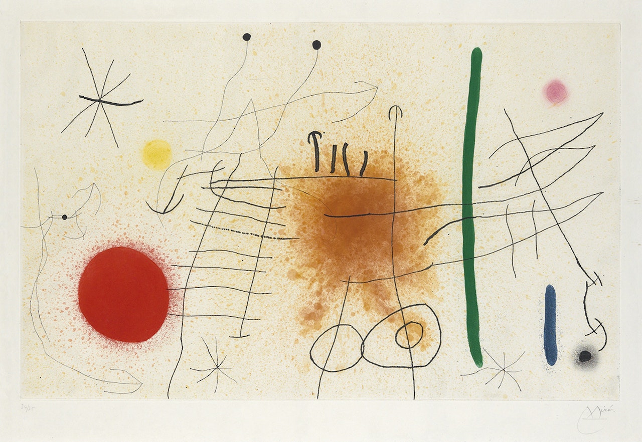 Partie de Campagne I by Joan Miró