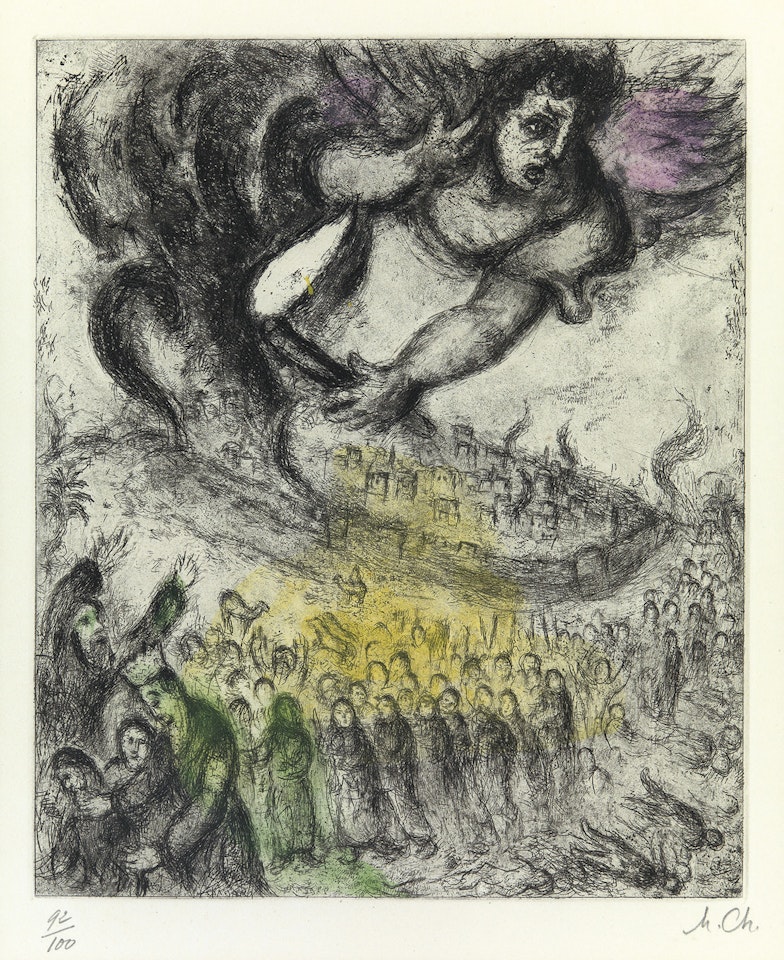 Prise de Jérusalem by Marc Chagall