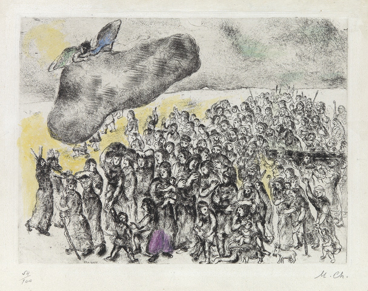 La Sortie d'Egypte by Marc Chagall