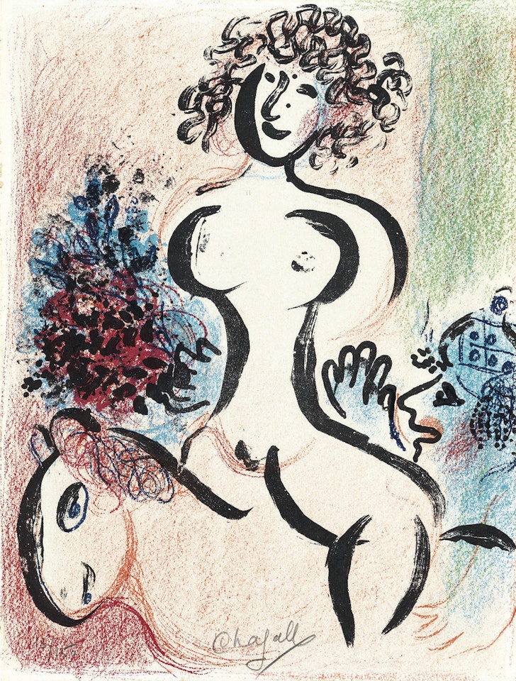 Écuyère au Bouquet by Marc Chagall