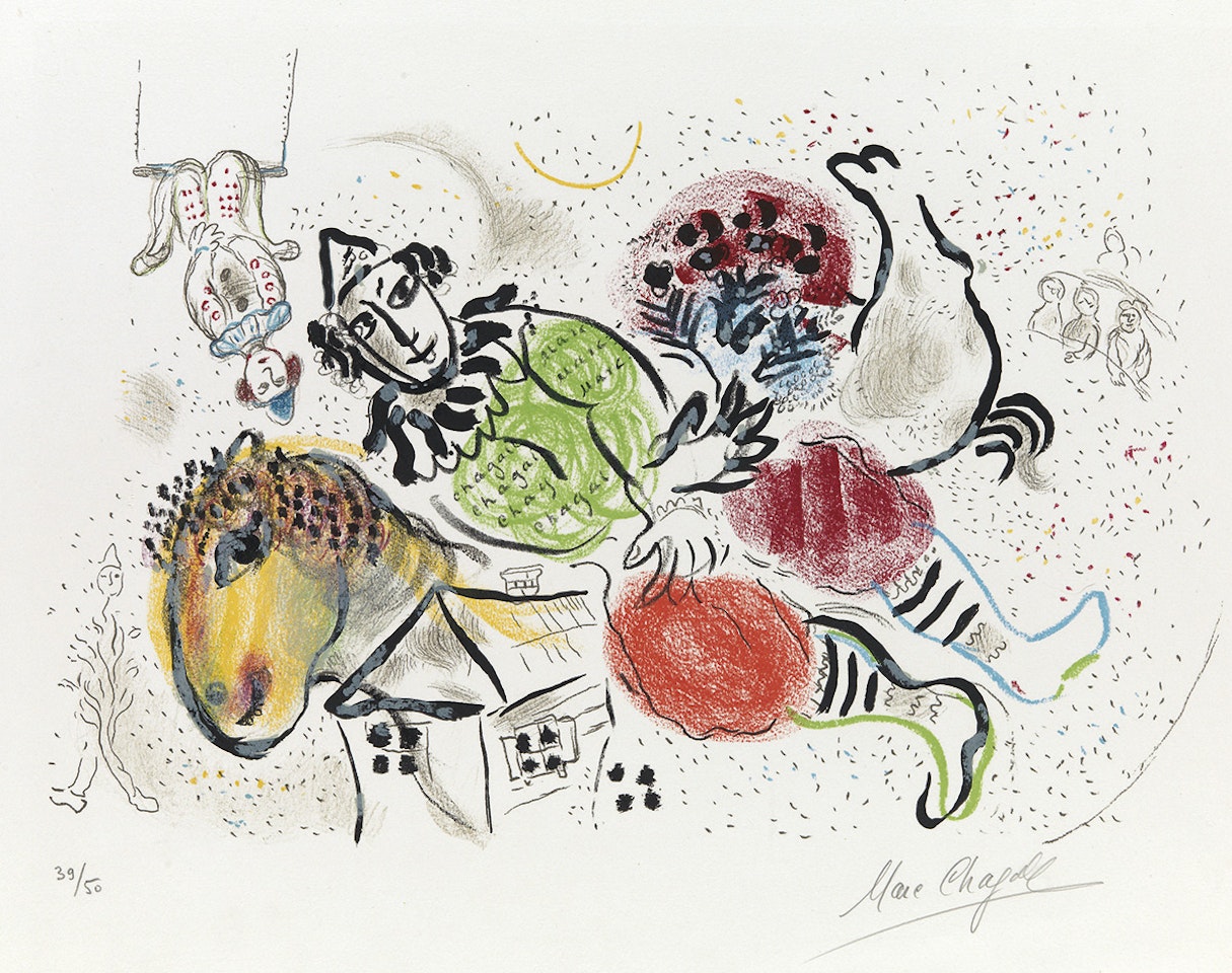 Le Cirque ambulant by Marc Chagall