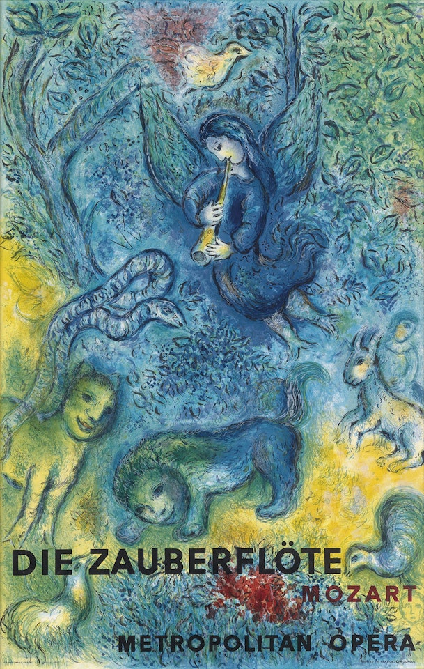 The Magic Flute by Marc Chagall