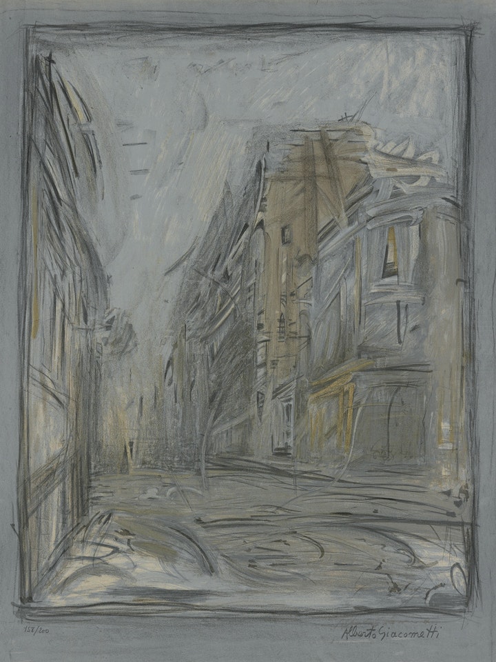 Rue d'Alésia by Alberto Giacometti