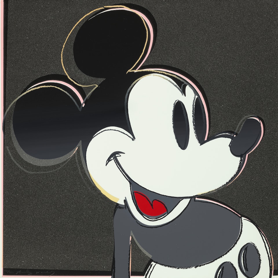 Mickey Mouse, from Myths by Andy Warhol