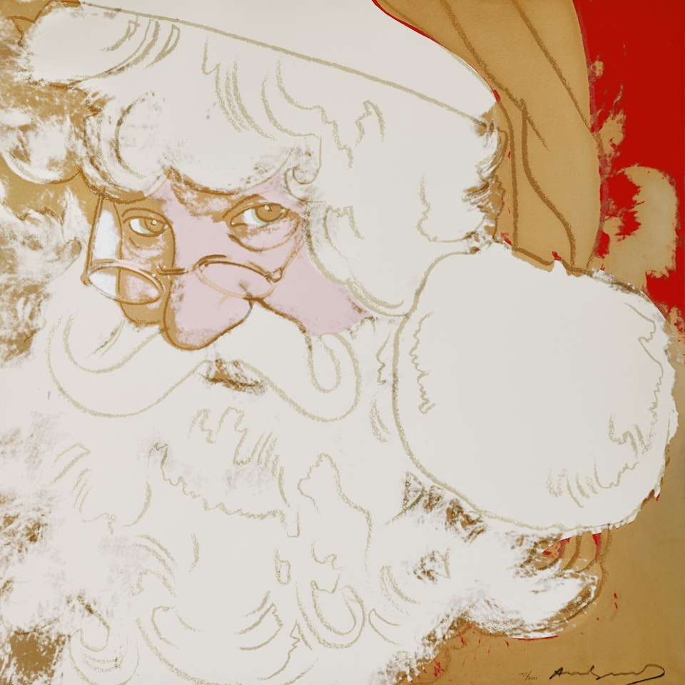 Santa Claus, from Myths by Andy Warhol