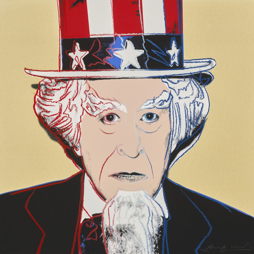 Uncle Sam, from Myths by Andy Warhol