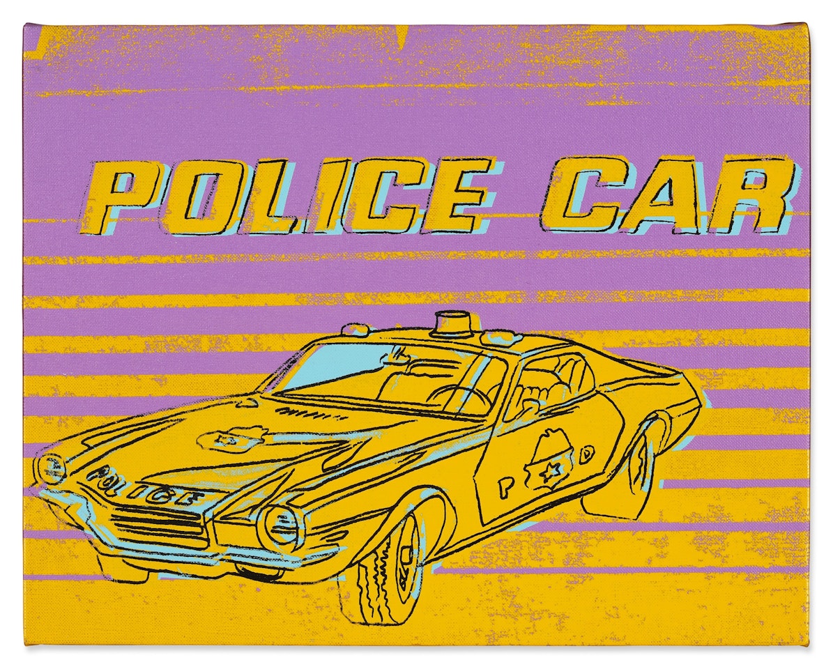 Police Car by Andy Warhol