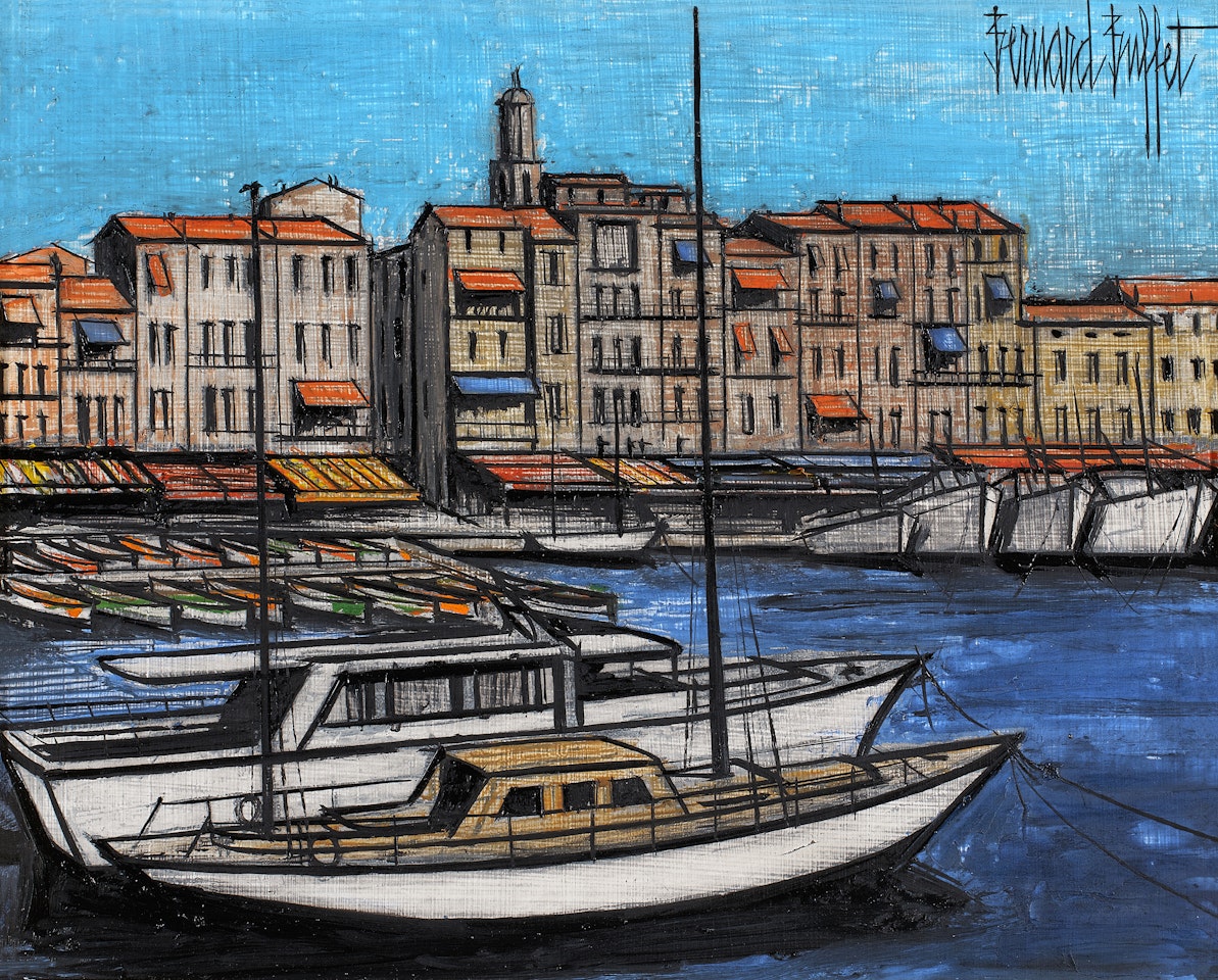 Saint-Tropez, Le Port by Bernard Buffet