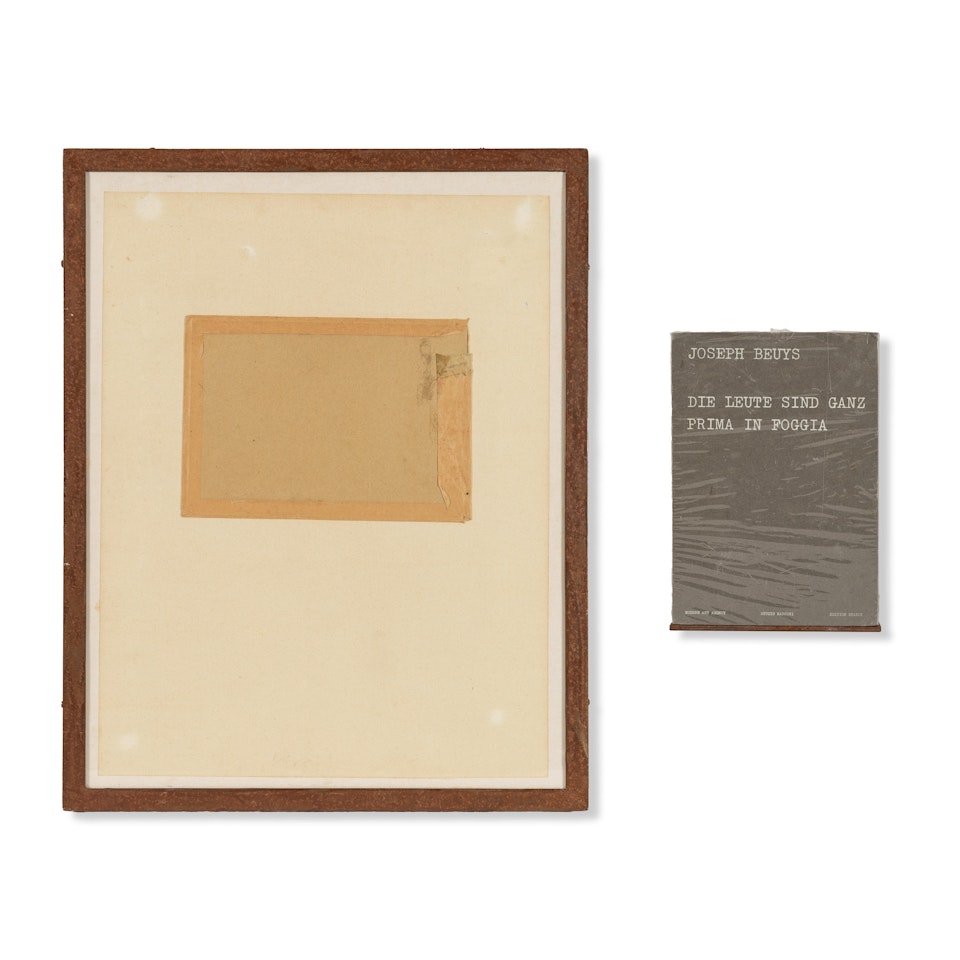 Die Leute Sind Ganz Prima in Foggia (deux éléments) by Joseph Beuys