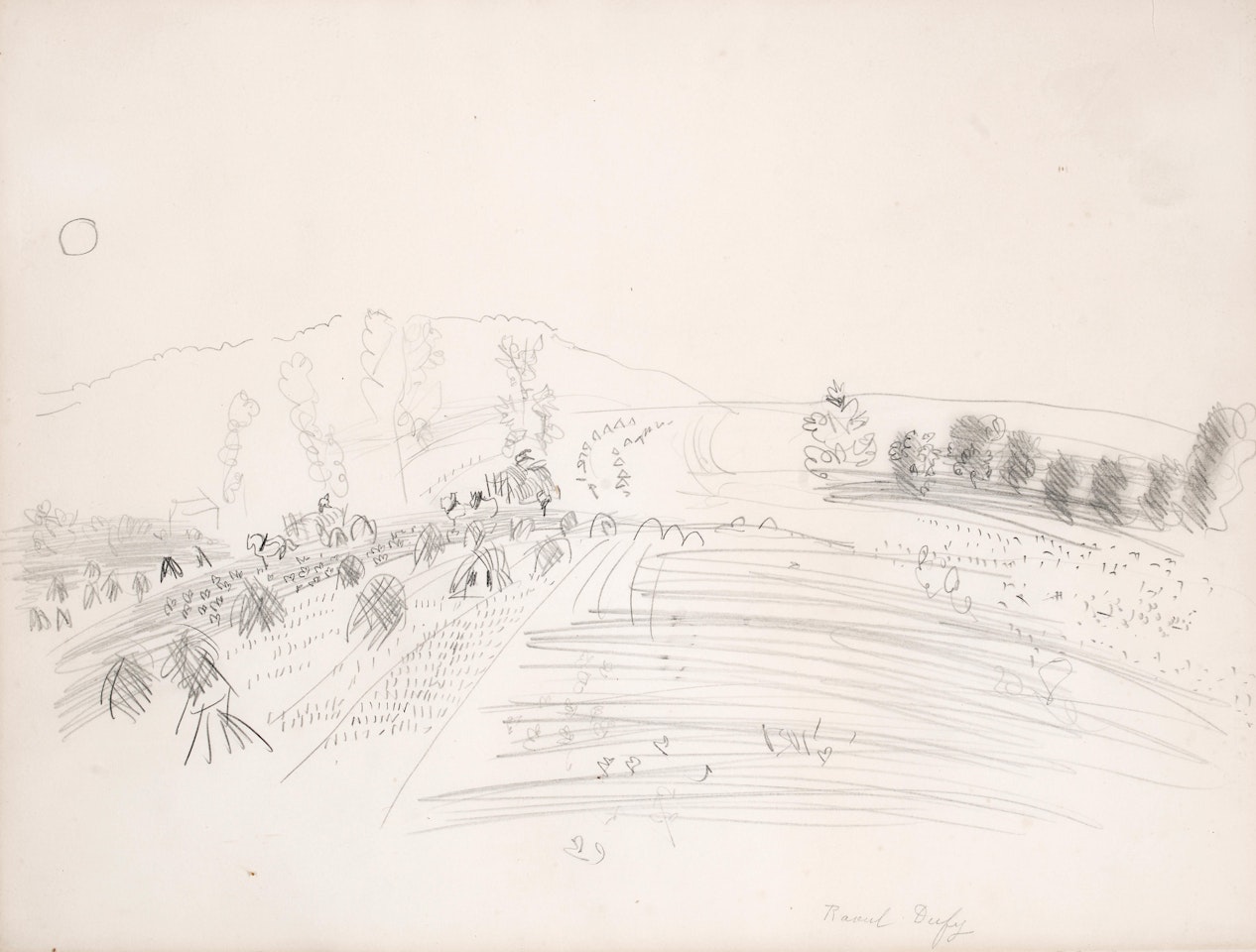 La fenaison by Raoul Dufy