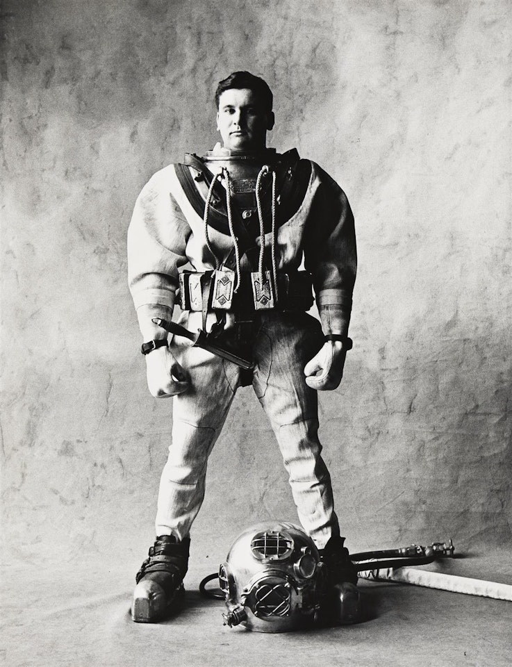 Deep Sea Diver, New York, from the Small Trades series by Irving Penn