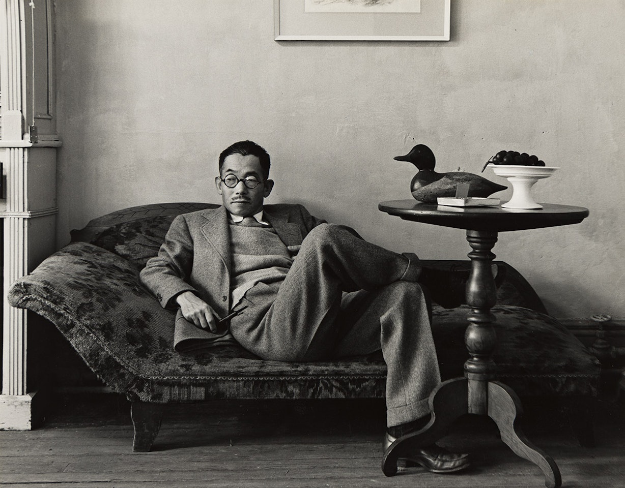 Portrait of the artist Yasuo Kuniyoshi (1889-1953) by Arnold Newman