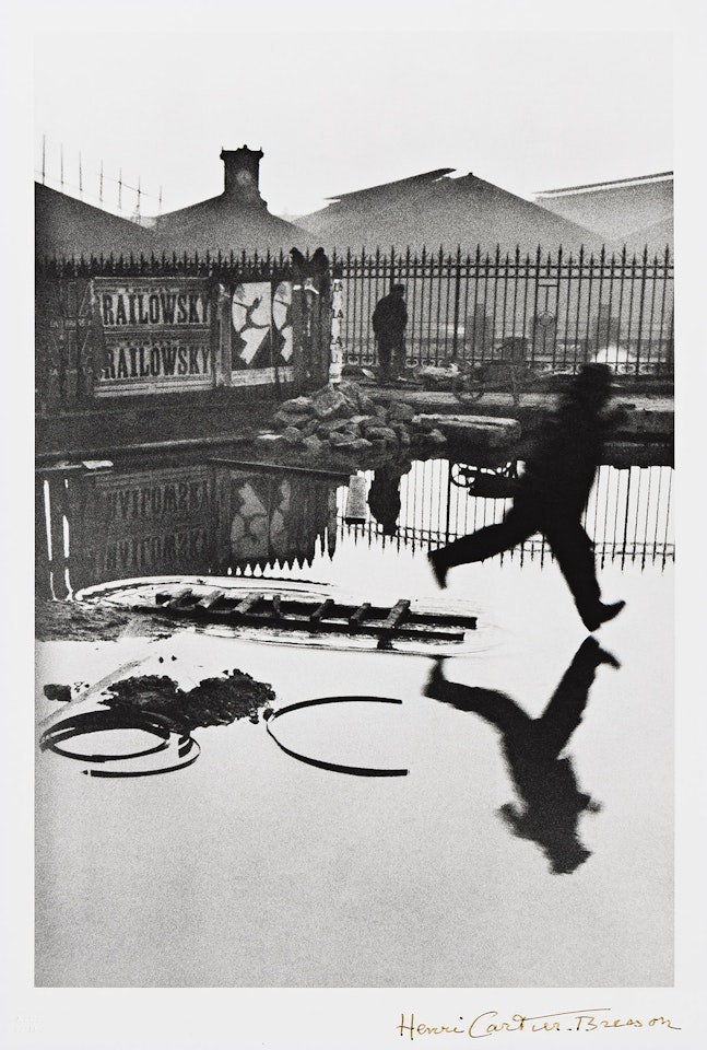 Behind the Gare St. Lazare by Henri Cartier-Bresson