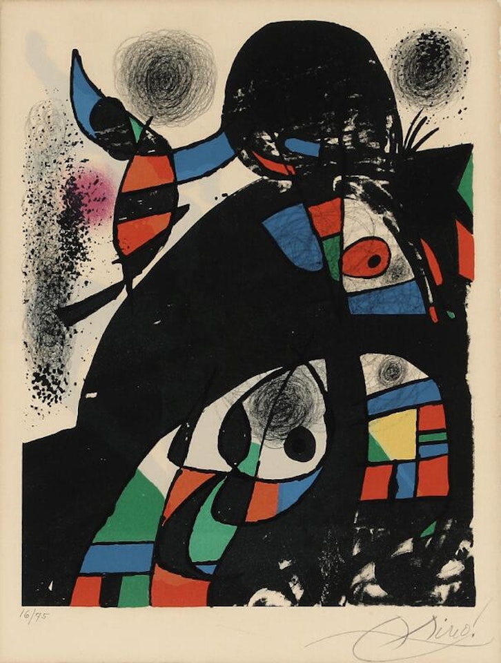 “San Lazzaro et ses amis” by Joan Miró